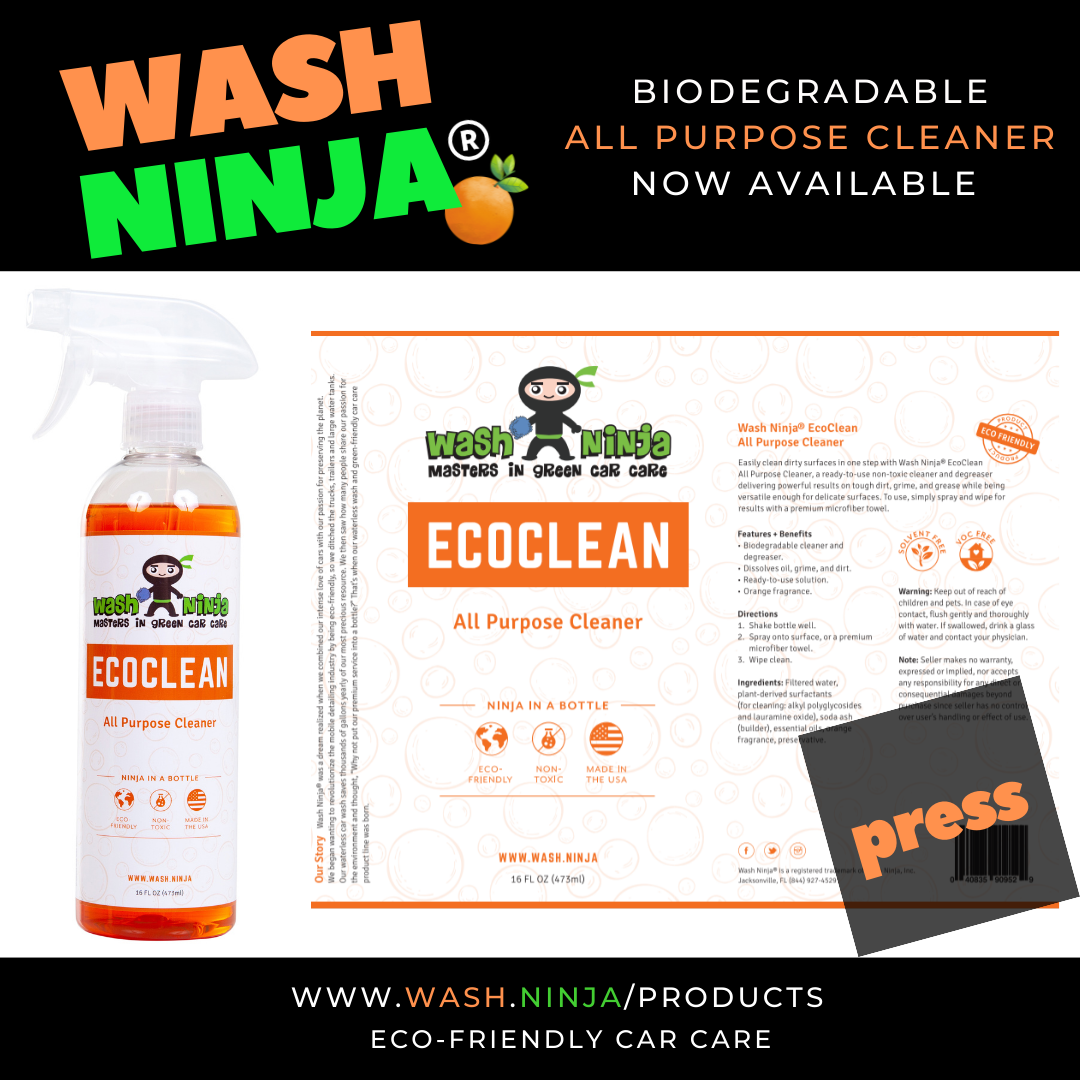 ECO Waterless Wash, Car Wash & Detailing Products, Wash Ninja®