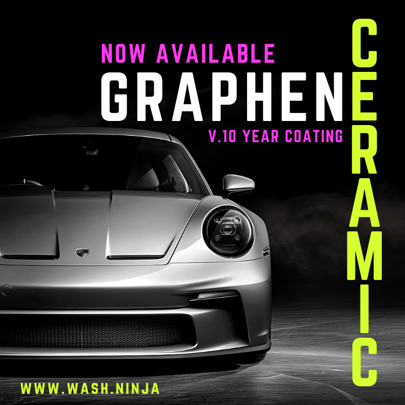 10 Year PRO Graphene Ceramic Coating by Wash Ninja® Now Available